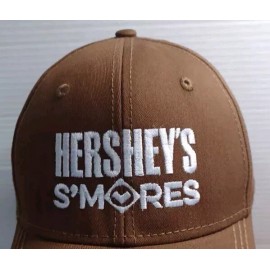Hershey's 2011 NOS DRI-DUCK Hershey's Chocolate S'mores Promo Hat Baseball Cap Brown