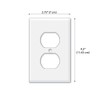 WIRESTER Duplex Outlet Cover Wall Plate/Switch Plate - Solid Orchid