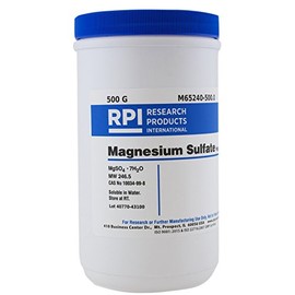 Magnesium Sulfate Heptahydrate, 500 Grams
