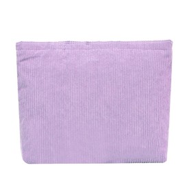 Large Cosmetic Pouch,Portable Makeup Bags with Zipper Soft Travel Toiletry Organizer Washable Pencil Case for Women Girls,Lilac Purple