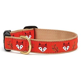 Up Country Foxy Pattern (Foxy Dog Collar, Small (9 to 15 Inches) 5/8 Inch Narrow Width)