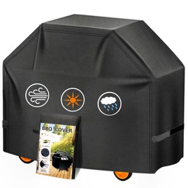 Aoretic Grill Cover, 52 inch Heavy Duty BBQ Gas Grill Cover for Outdoor Grill, Charbroil Grill Cover Barbecue Waterproof for Weber Char-Broil Monument, Dyna-glo Nexgrill T-Spun Polyester