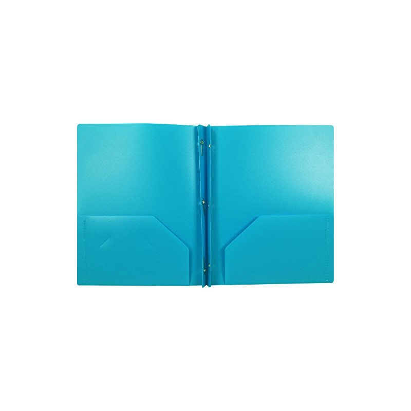 León 2-Pocket Carpeta de plástico con sujetadores, 1 carpeta, 1