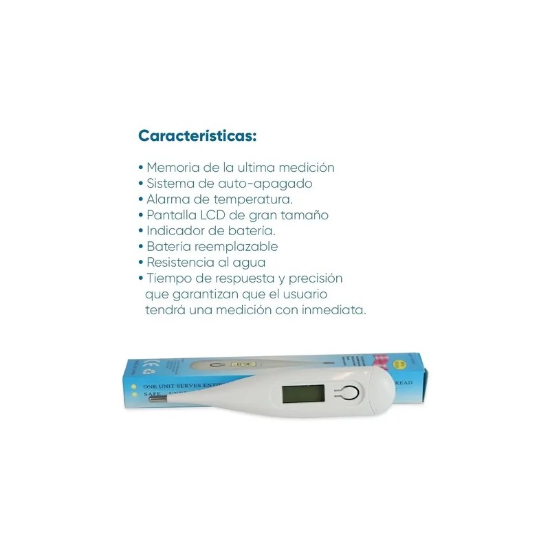 Termómetro Electrónico Digital Para Adulto Y Niños