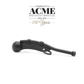 ACME No. 12 Boatswain | Signal Whistle | Jewellery Whistle | Ship Whistle (Matte Black)