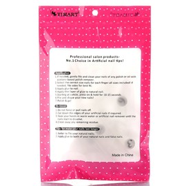 Yimart 500pcs/pack Stiletto False Nails Clear False Nails Oval Stiletto Sharp Full Nail tips Acrylic UV Gel Full Cover Nail Art Tips Decoration Nails Salon (Clear)