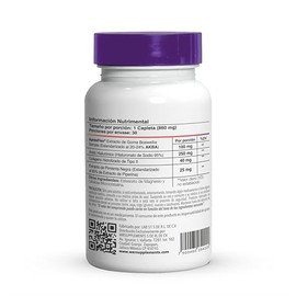 BSW-51 Suplemento Alimenticio (Boswellia Serrata AprèsFlex® + Ácido Hialurónico + Piperina) 30 cápsulas de 860 mg cada una para mejorar la movilidad y