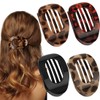 JAWUZ Pack of 4 Women's Hair Clips, French Hair Clip,