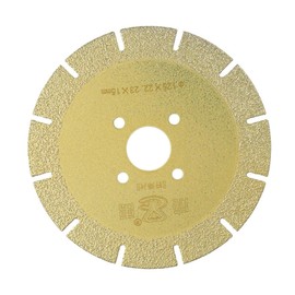 FEIYING 4.9 Inch Flat Diamond Abrasive Grinding Wheel, All Purpose Cutter Grinder Power Tool with 22.2mm Bore for Glass,Ceramics,Carbide File Milling Cutter