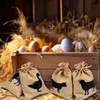 Vincreem 18 Pack Farm Party Favor Bags Animal Burlap Bags