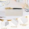 4 Pack Plastic Drawer Organizer 9.5 x 3 x 1.4