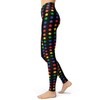 sissycos Women's Rainbow Printed 80s Leggings Buttery Soft Stretchy Pants
