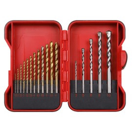 Sealey AK3717TCM 17pc HSS/Masonry Drill Bit Set