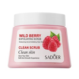 Exfoliating Body Scrub,Body scrub, Wild berry scrub, exfoliating, cleansing pores, and body care. (Wild berry scrub 250g)