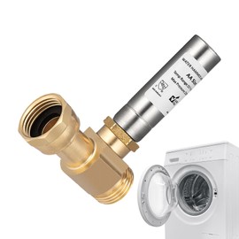 Water Hammer Arrestor - Stainless Steel Water Hammer Arrestor - Hammer Arrestor for Washing Machine - Thread Hammer Arrestor for Garden Hose, Faucet, 3/4NH