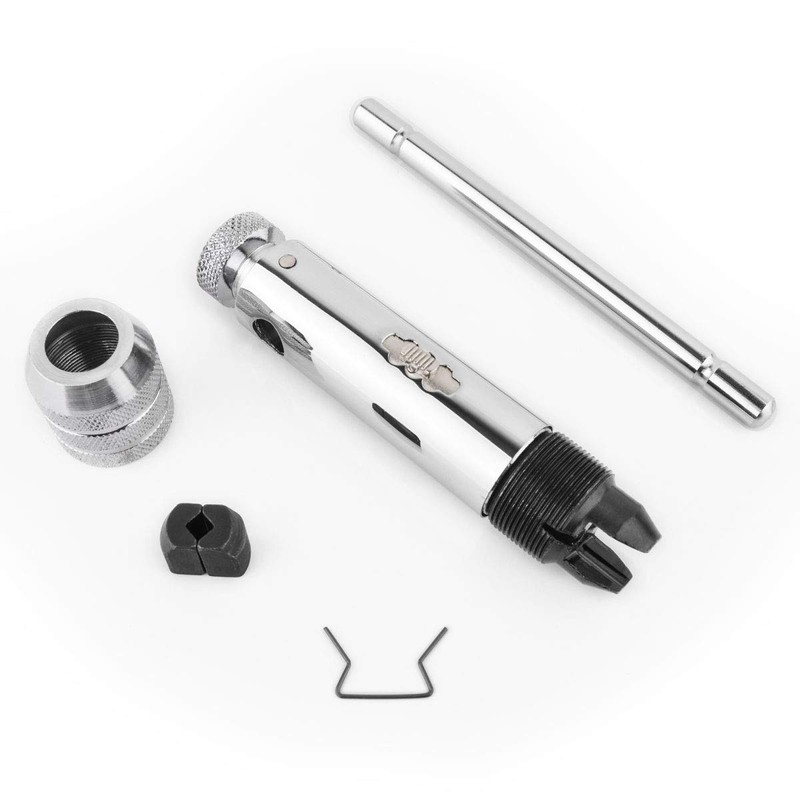 Gunpla Adjustable T-Handle Ratchet Tap Holder M5–M12 Threading Wrench Hand