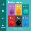 HiKeep Hand Exercise Balls, Rubber, Set of 6 Physical Therapy