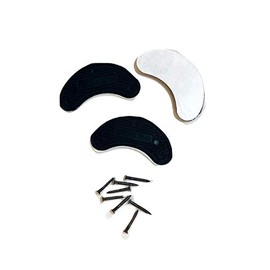 GUARD Quality Heel & Toe Plates Polyurethane (Plastic) Taps Savers 100 Pair Box, Size 5