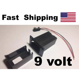 Unbranded Cigar BOx guitar hardware part build - 9v - 9 volt - panel flush mount case box