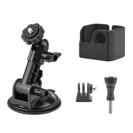 Tiardey Saugnapfhalterung für Pocket 3, Glas-Saugnapf für Pocket 3, Zubehör für Action-Kamera, Telefon, verstellbare Auto-Stabilisatorhalterung
