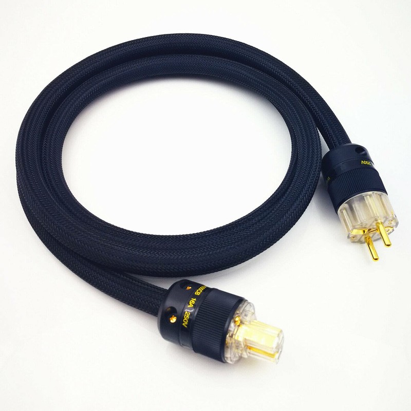 WAudio 10AWG Audio Power Cable - EU Standard HiFi Power