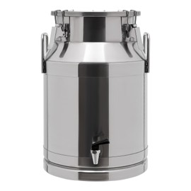 Stainless Steel Milk Bucket with Spigot, 30L/7.9Gallon 201 Steel Milk Buckets with Lid SS Milk Can large Milk Jug Liquid Container, Airtight Design, Keep Food Dry and Fresh