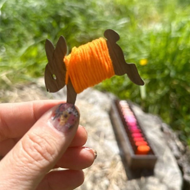 Ieron Wooden Animal Bobbin Set Creative Animal Bobbin Set Design