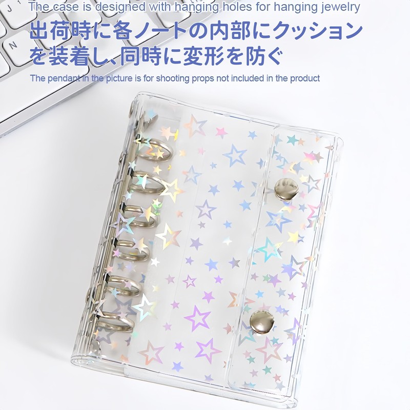 BUPVIOOD Seal Pad Set, Transparent, A6, 7.7 x 5.2 inches
