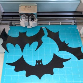 NEGLEX Opaque Black Plastic Sheets, 7.5mil (.0075") 12” X 12” Craft Plastic Film, PET Stencil Material, Glossy and Flexible Plastic Sheet for Crafts, Cricut, Silhouette Cameo, Sign Makers (10 Pack)