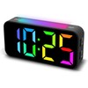 Alarm Clocks for Bedrooms Heavy Sleepers, Digital Clock with Night