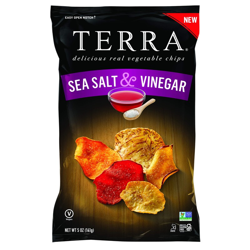 Terra Vegetable Chips, Sea Salt and Vinegar, 5 oz