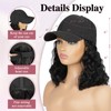 HANYUDIE Hat Wig for Women Wig Cap with Curly Hair