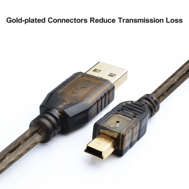 LUSKINNO 6.6ft (2M) USB to Mini USB Cable, Mini USB