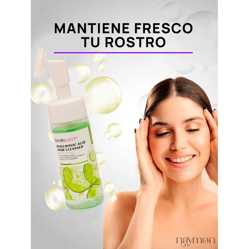 Espuma Limpiador Facial Acido Hialuronico Hidratante 150ml