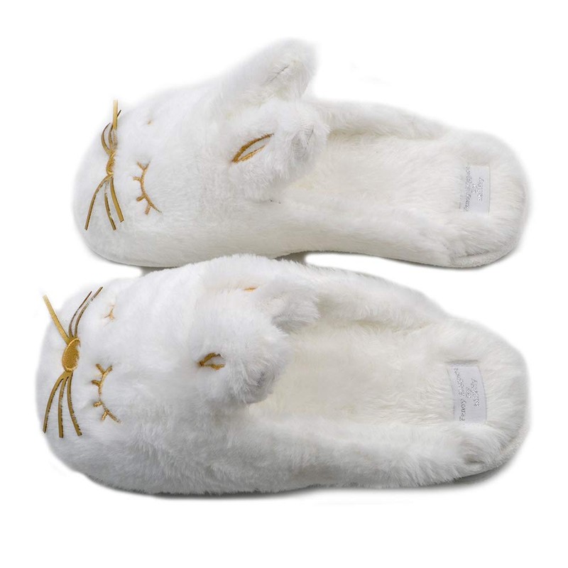 Cute Bunny Fuzzy Slippers |Warm Animal Memory Foam Rabbit Plush