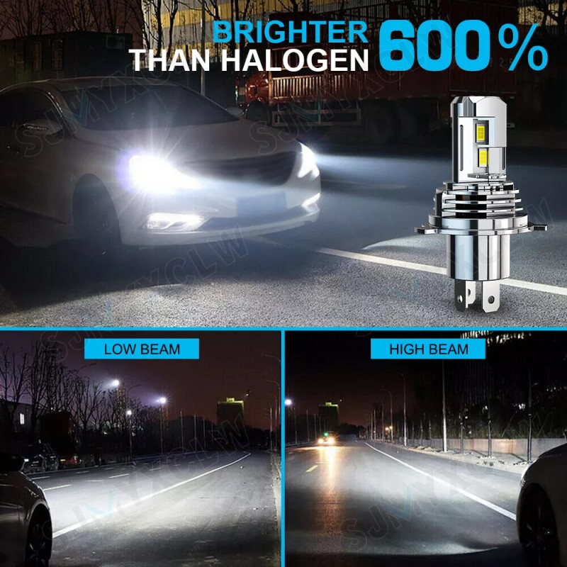 SJMYXCLW 2 Ultra Bright LED headlight bulbs for KAWASAKI 2008-2009