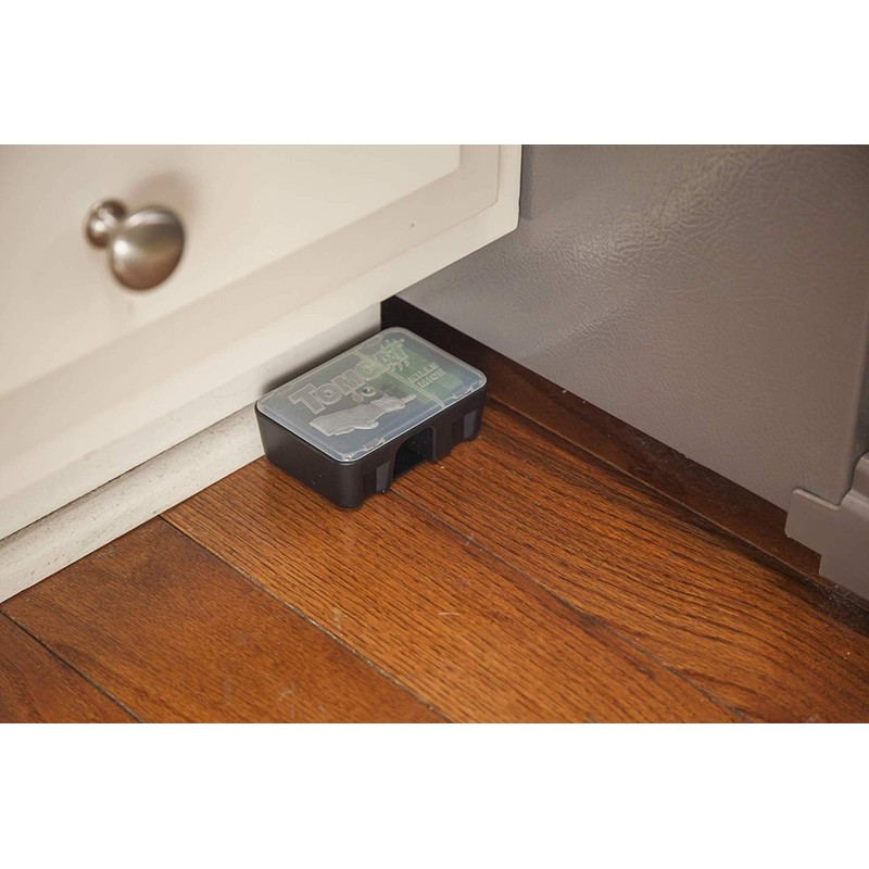 Tomcat Mouse Killer Child Resistant, Disposable Station, 4 Pre-Filled Ready-To-Use