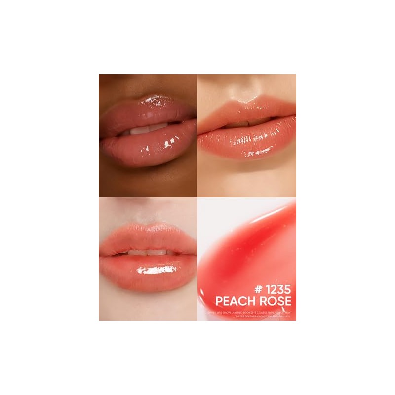 SKINTIFIC Serum Labial Hidratante (05 Peach Rose) - Con péptidos,