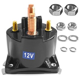 JoyTube - Solenoide de remolque volquete de 12 V, 4 terminales, 100 amperios, relé de solenoide de servicio intermitente reemplaza SAZ4201GJ 7522 SAZ-4201ER 070009 190107 KTI unidad KTI 391-2-C