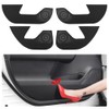 LUNQIN Car Door Anti Kick Pad for Toyota RAV4 2019