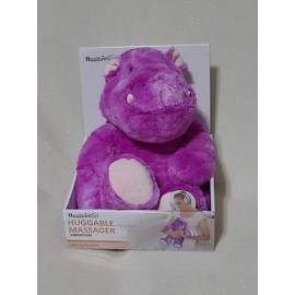 Health Touch Hippo Huggable Massager Gift with Vibration Relaxing, for Back and Neck