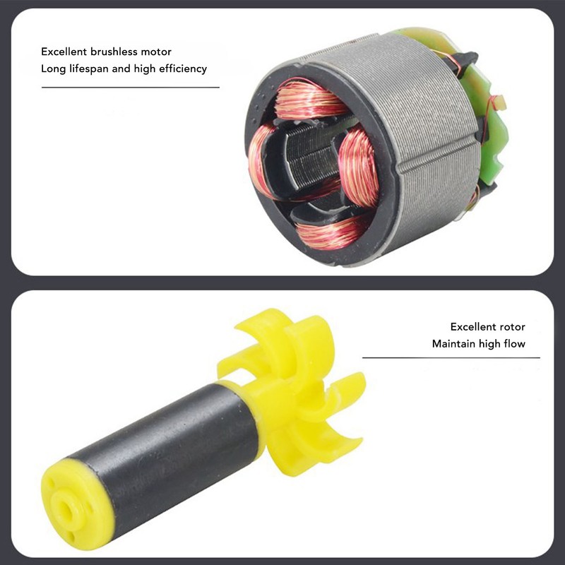 DC Submersible Pump 5m Head Brushless Motor Quiet Operation Fountain