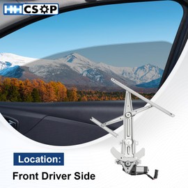 Front Left Driver Side Power Window Regulator with Motor Fit for Chevy Colorado GMC Canyon 2004 2005 2006 2007 2008 2009 2010 2011 2012, Isuzu i280 i290 i350 i370 2006-2008, 741-014
