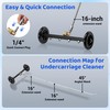 Tool Daily Undercarriage Pressure Washer Attachment 16 Inch, Dual-Function Undercarriage