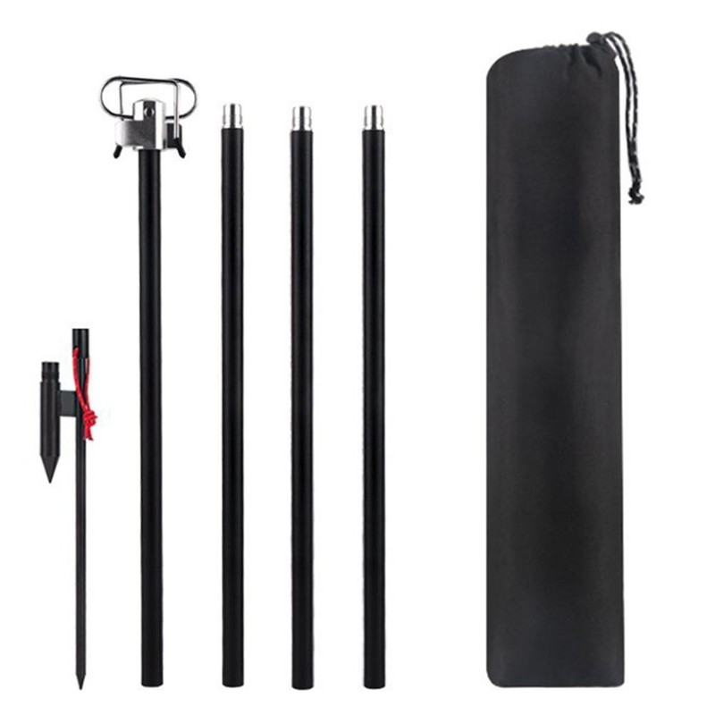 Camping Lantern Stand Collapsible Lamp Pole Camping Light Hanging Poles