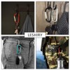 Large Carabiners Keychain 3" Aluminum D Shape Premium Durable D-Ring
