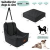 Lealchum Dog Car Seat for Dogs Up to 35lbs,Fully Detachable