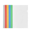 upain10 Pieces A4 Report Covers with Sliding Bar Clear Files