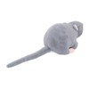 Plush Mouse Toy Funny High Simulation Gray Stuffed Mouse Animal