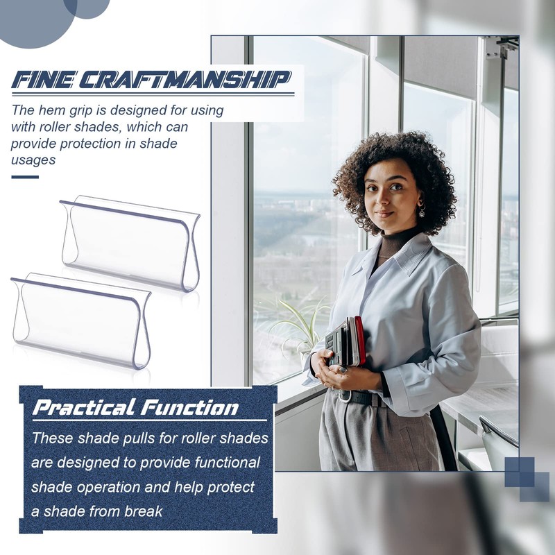 4 Pieces Window Shade for Roller Pull Down Roller Shades